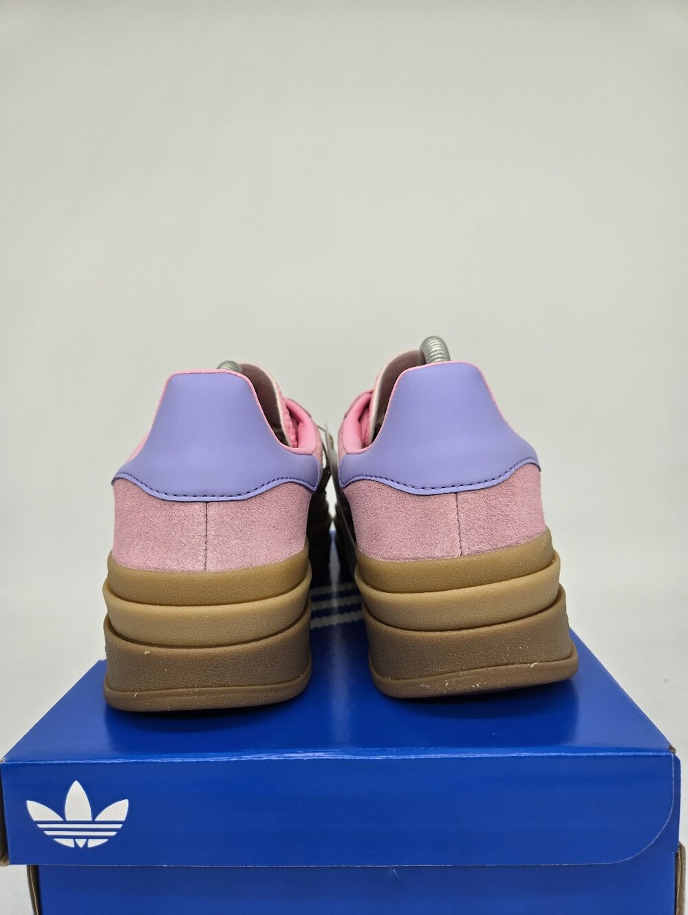 adidas Gazelle Bold JH5539 True Pink Silver Purple Shoes Women's Size 7.5 - Picture 4 of 8
